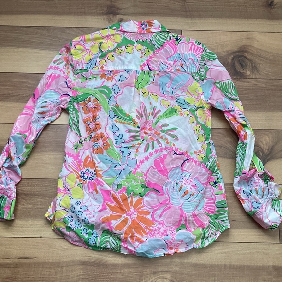 Lilly Pulitzer X Target Nosey Posey Floral Blouse - Picture 9 of 9